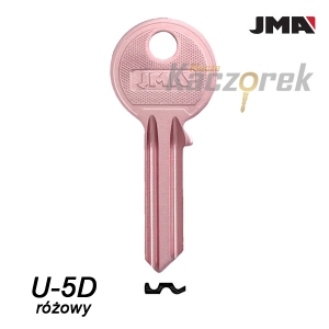 JMA 132 - klucz surowy aluminiowy - U-5D różowy